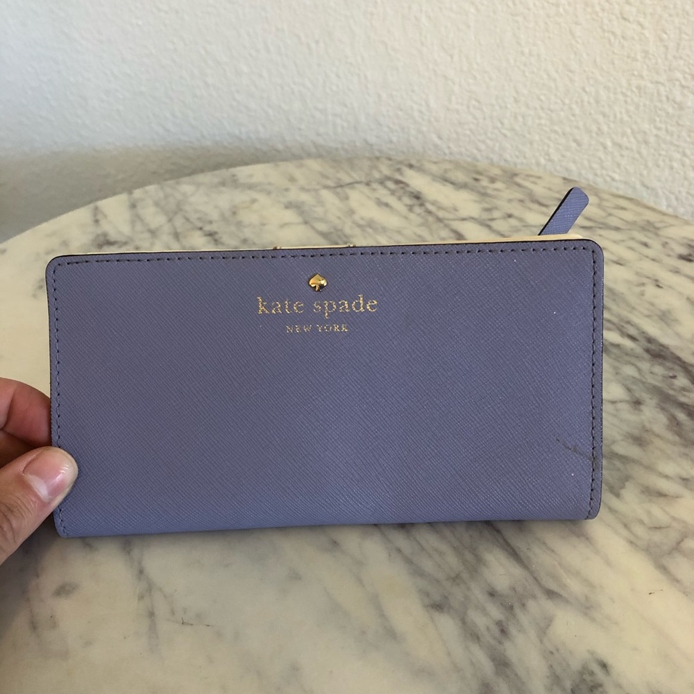 Small lilac Kate spade wallet